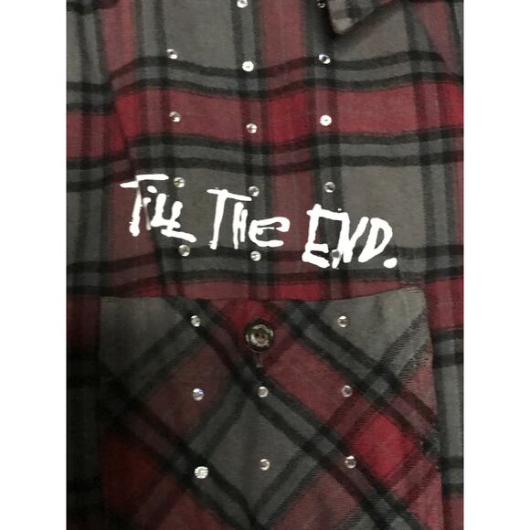 End. X Off-White "Till The End" Flannel Shirt XS - Picture 6 of 11